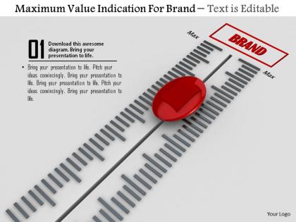 0814 maximum value indication for brand image graphics for powerpoint