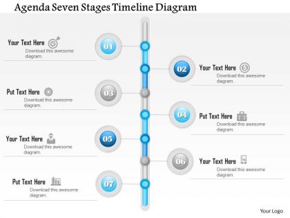 0914 business plan agenda seven stages timeline diagram powerpoint presentation template