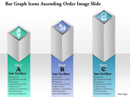 0914 business plan bar graph icons ascending order image slide powerpoint template
