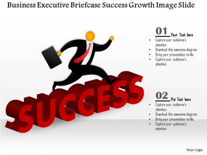 0914 business plan business executive briefcase success growth image slide powerpoint template
