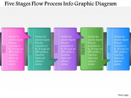 0914 business plan five stages flow process info graphic diagram powerpoint template
