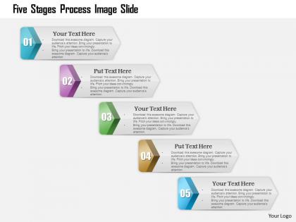 0914 business plan five stages process image slide powerpoint presentation template