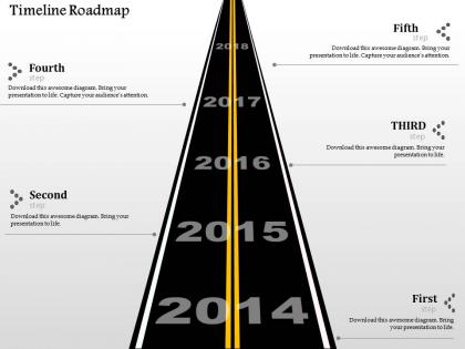 0914 business plan timeline roadmap info graphic powerpoint presentation template