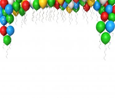 0914 colorful balloons for birthday celebrations stock photo