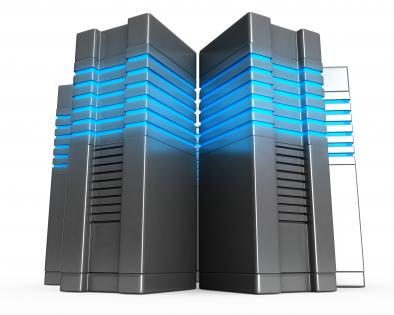 0914 computer servers business network design stock photo