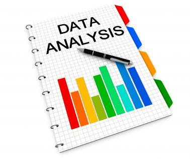 0914 graphs and reports for data analysis stock photo