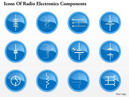 0914 icons of radio electronics components 8 ppt slide