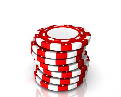 0914 red color gambling chips success image graphic stock photo