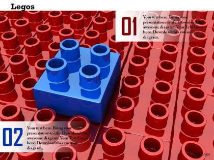 0914 red lagos individual blue lego leadership ppt slide image graphics for powerpoint