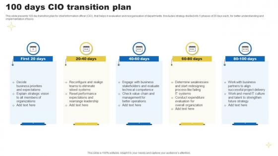 100 Days CIO Transition Plan