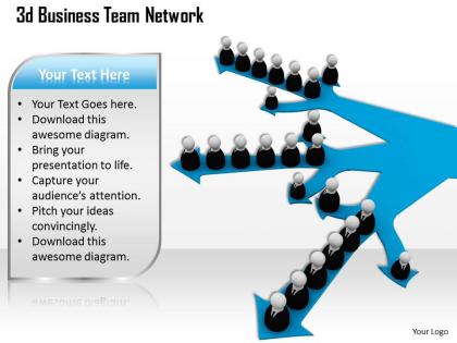 1013 3d business team network ppt graphics icons powerpoint