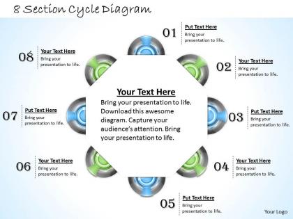 1013 business ppt diagram 8 section cycle diagram powerpoint template