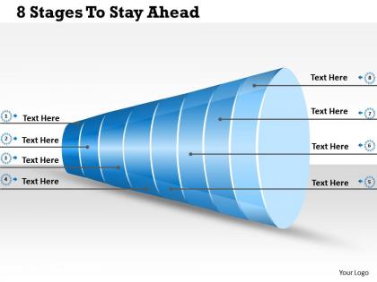 1013 busines ppt diagram 8 stages to stay ahead powerpoint template