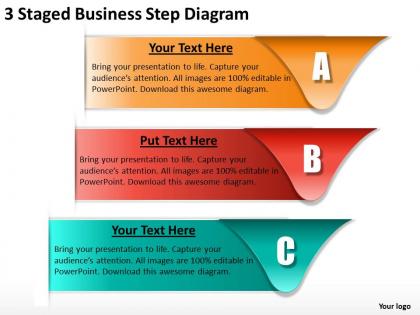 1013 business plan 3 staged step diagram powerpoint templates ppt backgrounds for slides