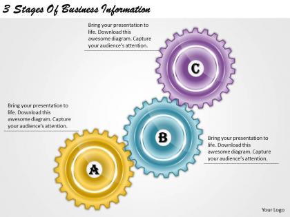 1013 business ppt diagram 3 stages of business information powerpoint template