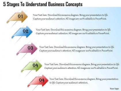 1013 business ppt diagram 5 stages to understand business concepts powerpoint template