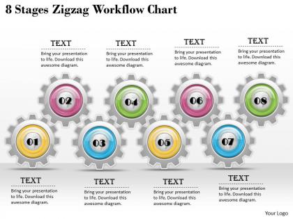 1013 business ppt diagram 8 stages zigzag workflow chart powerpoint template