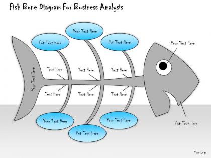1013 business ppt diagram fish bone diagram for business analysis powerpoint template