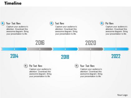 1014 business plan 2014 to 2022 timeline diagram powerpoint presentation template