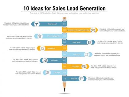 10 ideas for sales lead generation