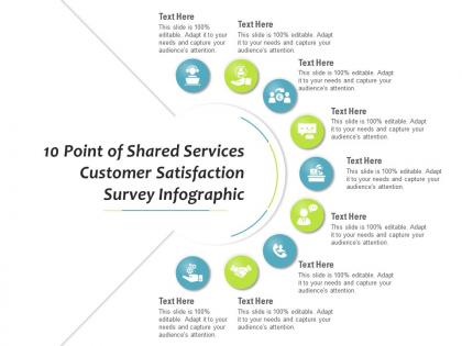 10 point of shared services customer satisfaction survey infographic template