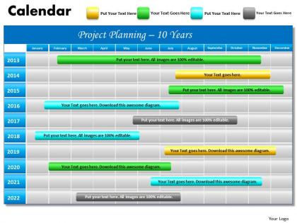 10 year planning gantt chart powerpoint slides gantt ppt templates