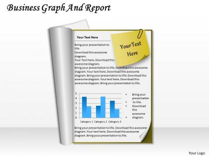 1103 sales diagram business graph and report business diagram