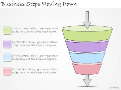 1113 business ppt diagram business steps moving down powerpoint template