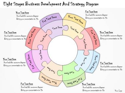 1113 business ppt diagram eight stages business development and strategy diagram powerpoint template