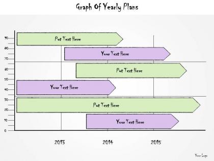 1113 business ppt diagram graph of yearly plans powerpoint template