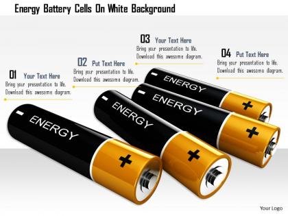 1114 energy battery cells on white background image graphics for powerpoint