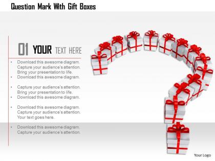1114 question mark with gift boxes image graphics for powerpoint