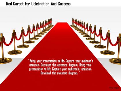1114 red carpet for celebration and success image graphics for powerpoint