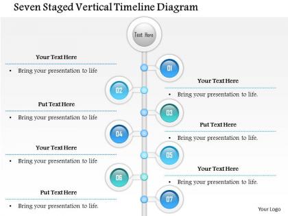 1114 seven staged vertical timeline diagram powerpoint template