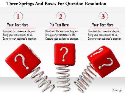 1114 three springs and boxes for question resolution image graphics for powerpoint