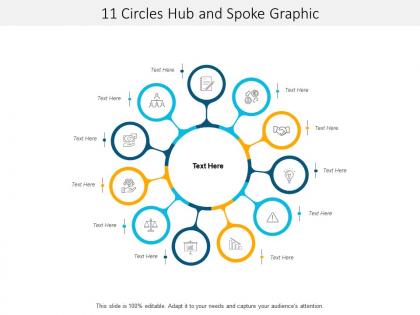 11 circles hub and spoke graphic