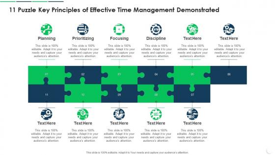 11 Puzzle Key Principles Of Effective Time Management Demonstrated