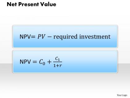 1203 net present value powerpoint presentation