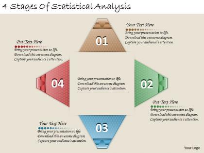1213 business ppt diagram 4 stages of statistical analysis powerpoint template
