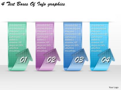 1213 business ppt diagram 4 text boxes of infographics powerpoint template