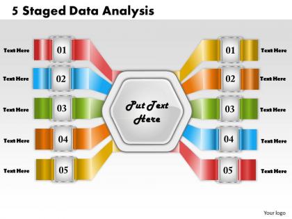 1213 business ppt diagram 5 staged data analysis powerpoint template
