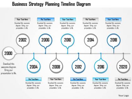 1214 business strategy planning timeline diagram powerpoint template