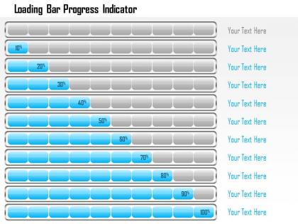 1214 loading bar progress indicator powerpoint presentation