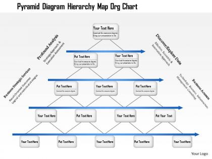 1214 pyramid diagram hierarchy map org chart powerpoint presentation