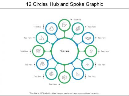 12 circles hub and spoke graphic
