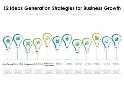 12 ideas generation strategies for business growth