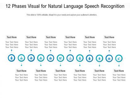 12 phases visual for natural language speech recognition infographic template
