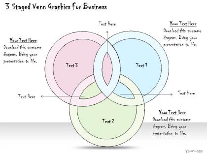 1814 business ppt diagram 3 staged venn graphics for business powerpoint template