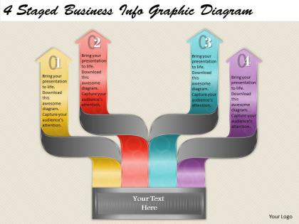 1814 business ppt diagram 4 staged business infographic diagram powerpoint template