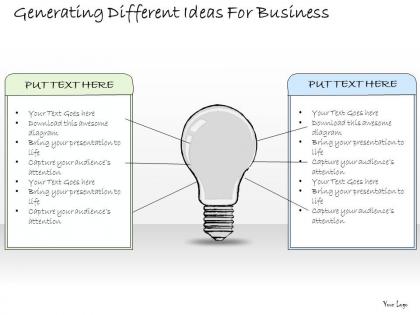1814 business ppt diagram generating different ideas for business powerpoint template